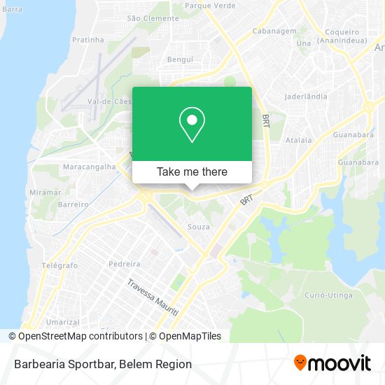 Barbearia Sportbar map