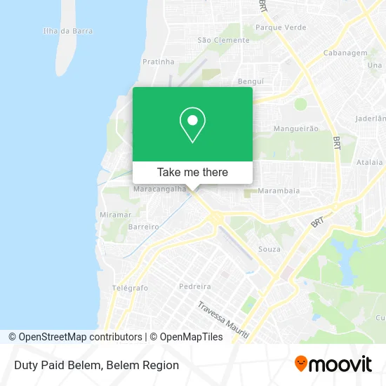 Duty Paid Belem map