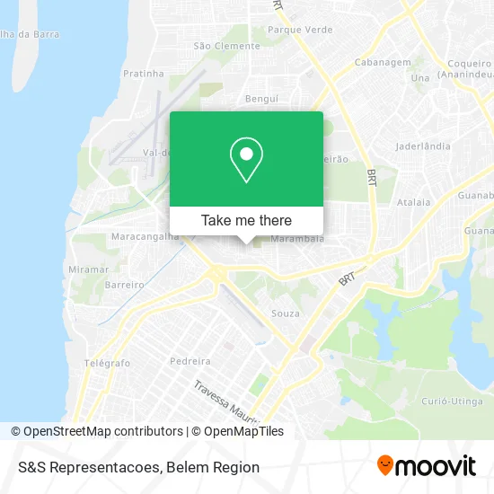 S&S Representacoes map