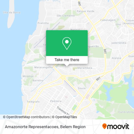 Mapa Amazonorte Representacoes
