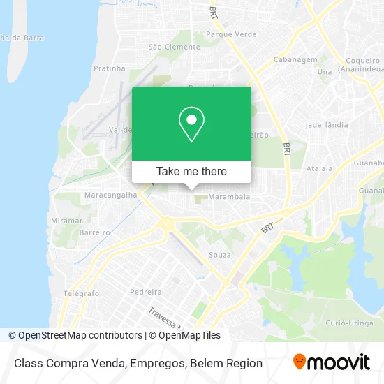 Class Compra Venda, Empregos map