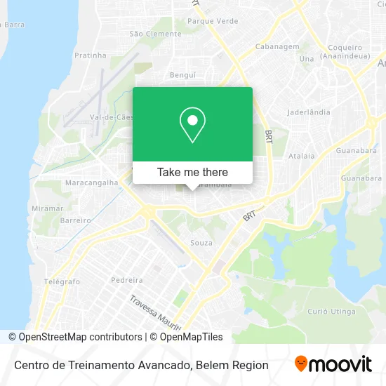 Centro de Treinamento Avancado map
