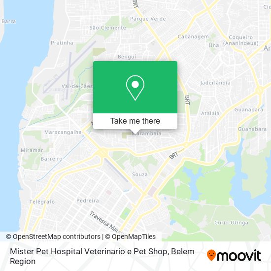 Mapa Mister Pet Hospital Veterinario e Pet Shop