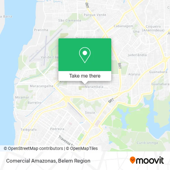 Comercial Amazonas map