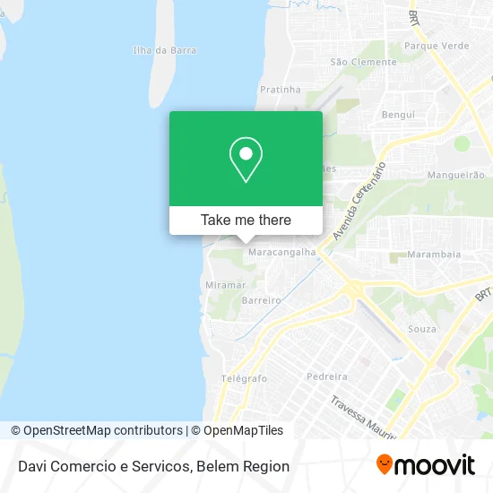 Davi Comercio e Servicos map