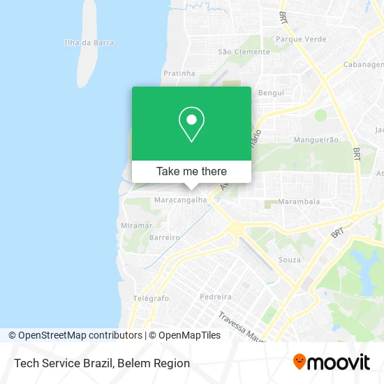 Tech Service Brazil map