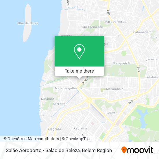 Mapa Salão Aeroporto - Salão de Beleza