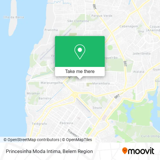 Princesinha Moda Intima map