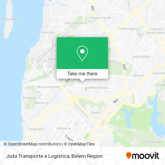 Juda Transporte e Logistica map
