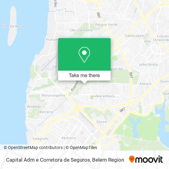 Capital Adm e Corretora de Seguros map