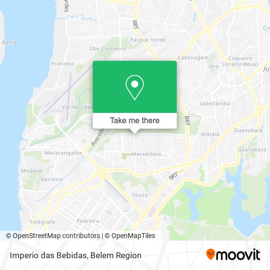 Imperio das Bebidas map