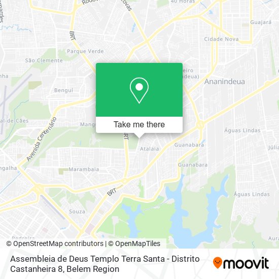 Assembleia de Deus Templo Terra Santa - Distrito Castanheira 8 map