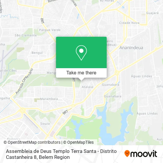 Assembleia de Deus Templo Terra Santa - Distrito Castanheira 8 map