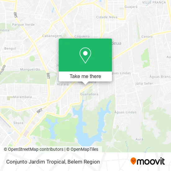 Conjunto Jardim Tropical map