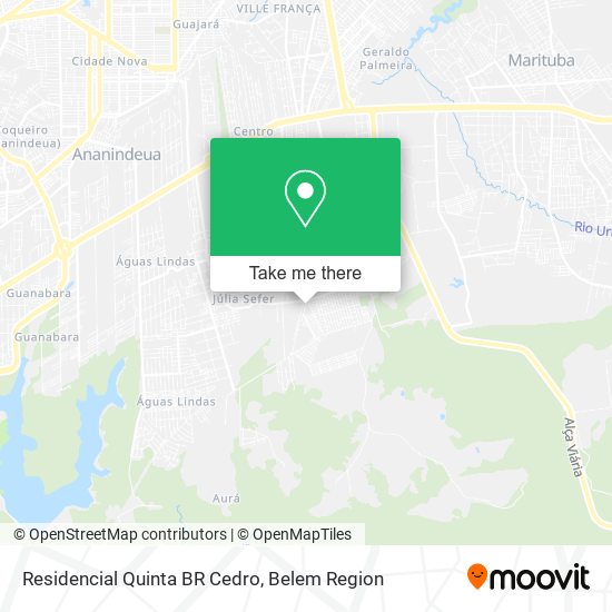 Residencial Quinta BR Cedro map