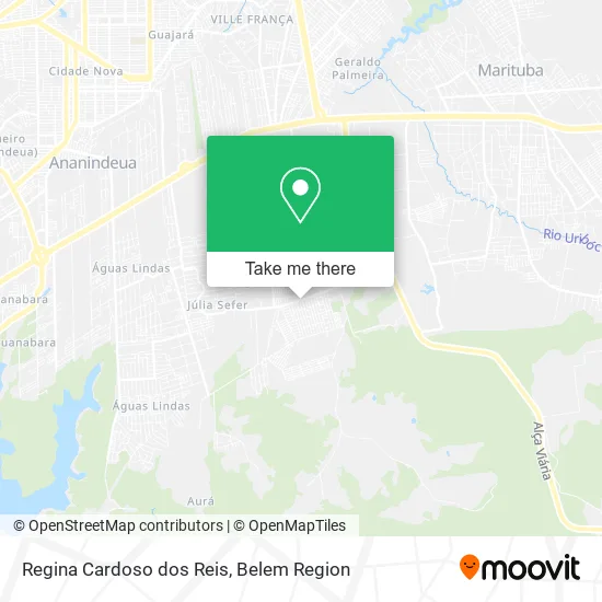 Regina Cardoso dos Reis map