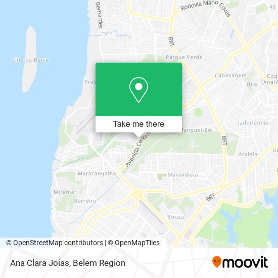 Ana Clara Joias map