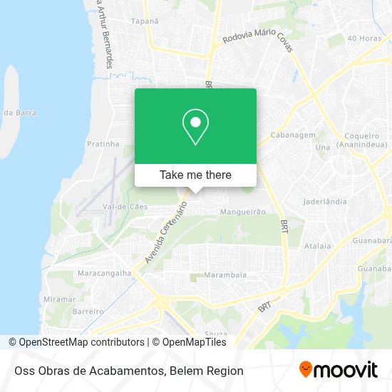 Oss Obras de Acabamentos map