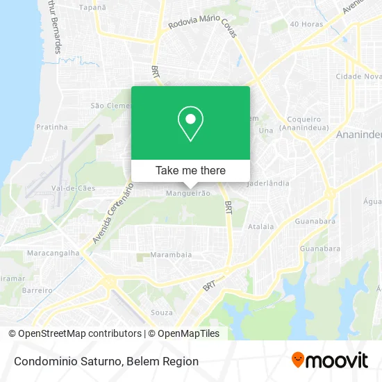 Condominio Saturno map