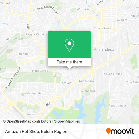 Amazon Pet Shop map