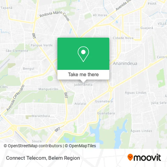 Connect Telecom map