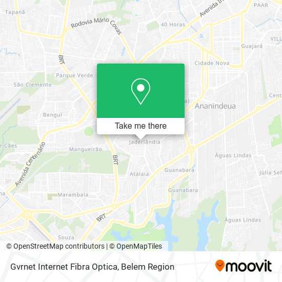 Gvrnet Internet Fibra Optica map