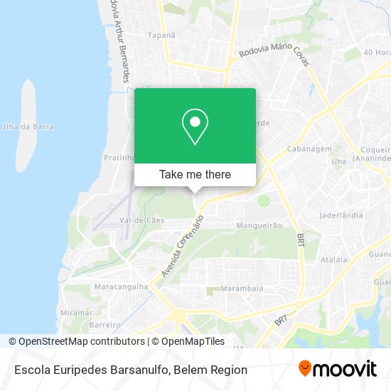 Mapa Escola Euripedes Barsanulfo