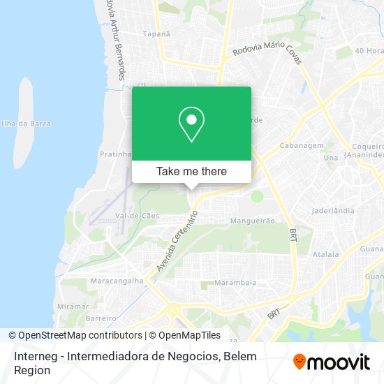 Mapa Interneg - Intermediadora de Negocios