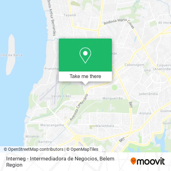 Interneg - Intermediadora de Negocios map