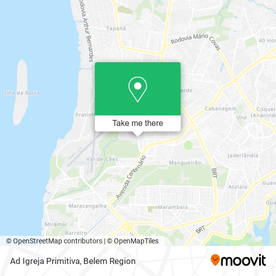 Ad Igreja Primitiva map