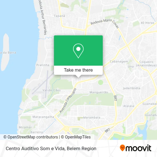 Centro Auditivo Som e Vida map