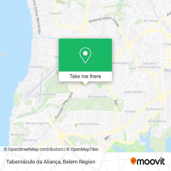 Tabernáculo da Aliança map