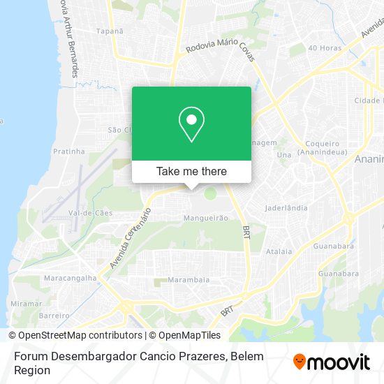 Forum Desembargador Cancio Prazeres map