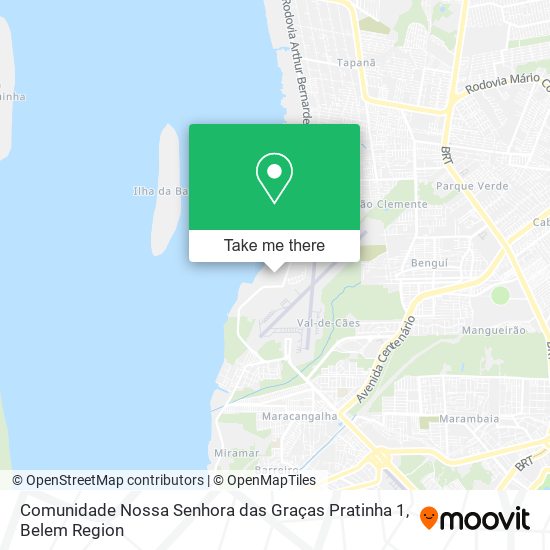 Comunidade Nossa Senhora das Graças Pratinha 1 map