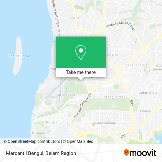 Mercantil Bengui map