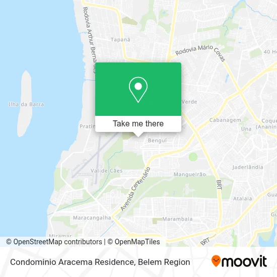 Condominio Aracema Residence map