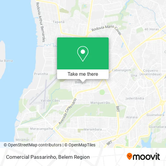 Comercial Passarinho map