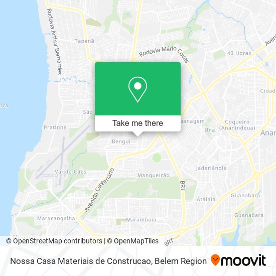 Nossa Casa Materiais de Construcao map