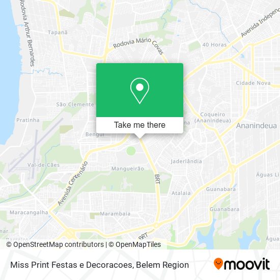 Miss Print Festas e Decoracoes map