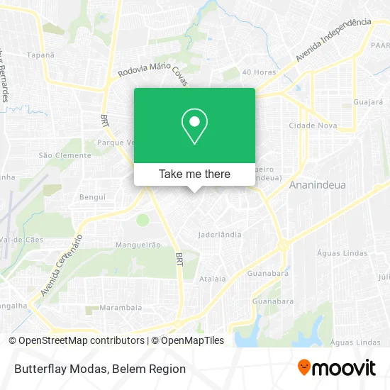 Butterflay Modas map