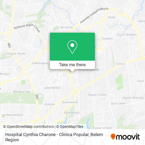 Hospital Cynthia Charone - Clinica Popular map