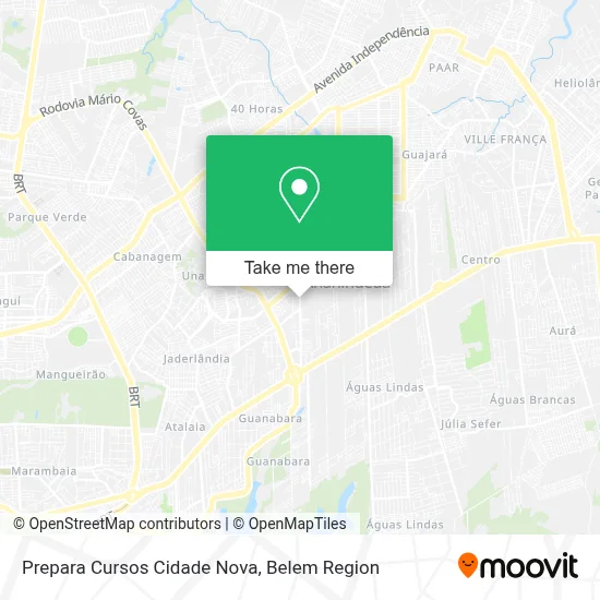 Prepara Cursos Cidade Nova map