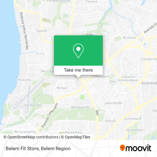 Belem Fit Store map