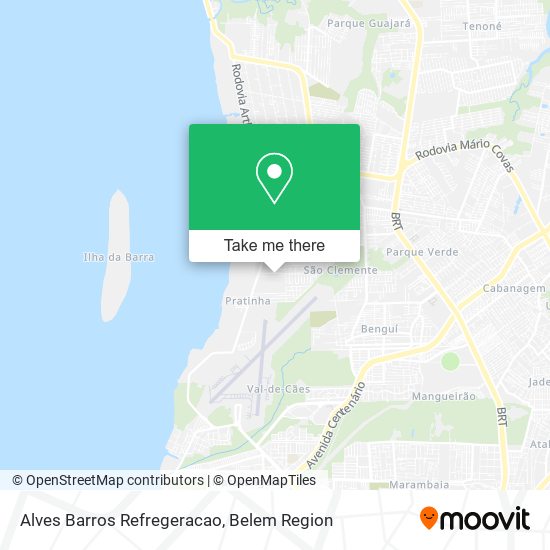 Alves Barros Refregeracao map