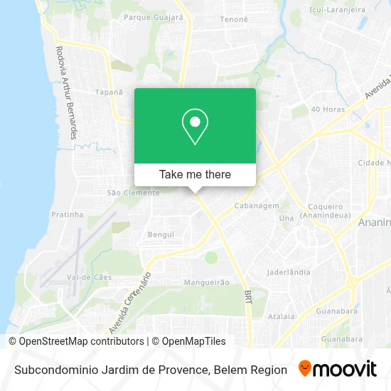 Subcondominio Jardim de Provence map