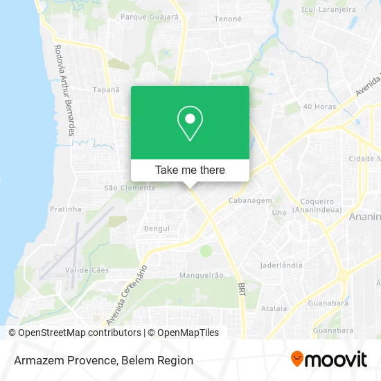 Armazem Provence map