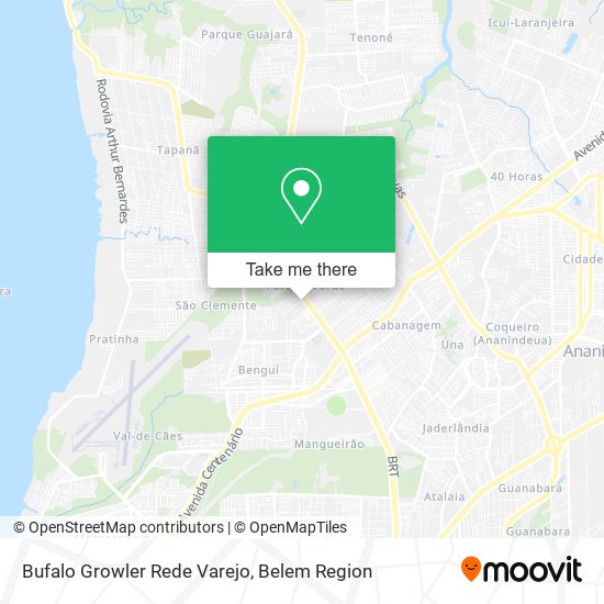 Bufalo Growler Rede Varejo map