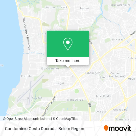 Condomínio Costa Dourada map