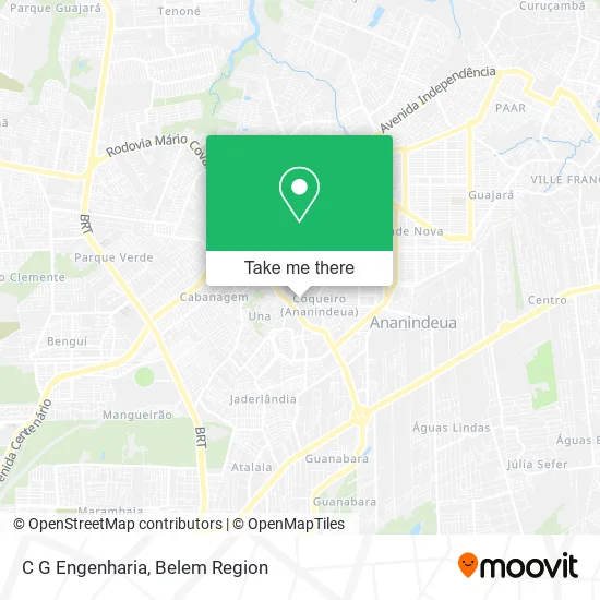 C G Engenharia map