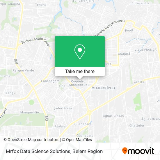 Mrfox Data Science Solutions map